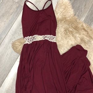 Backless maxi